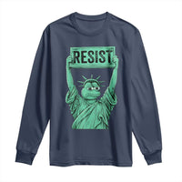 Funny Liberty Frog Meme Resist Long Sleeve Shirt Portland Frogs Protest Freedom Fighter - Wonder Print Shop