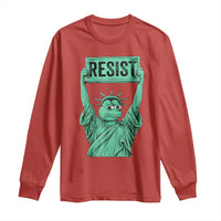 Funny Liberty Frog Meme Resist Long Sleeve Shirt Portland Frogs Protest Freedom Fighter - Wonder Print Shop
