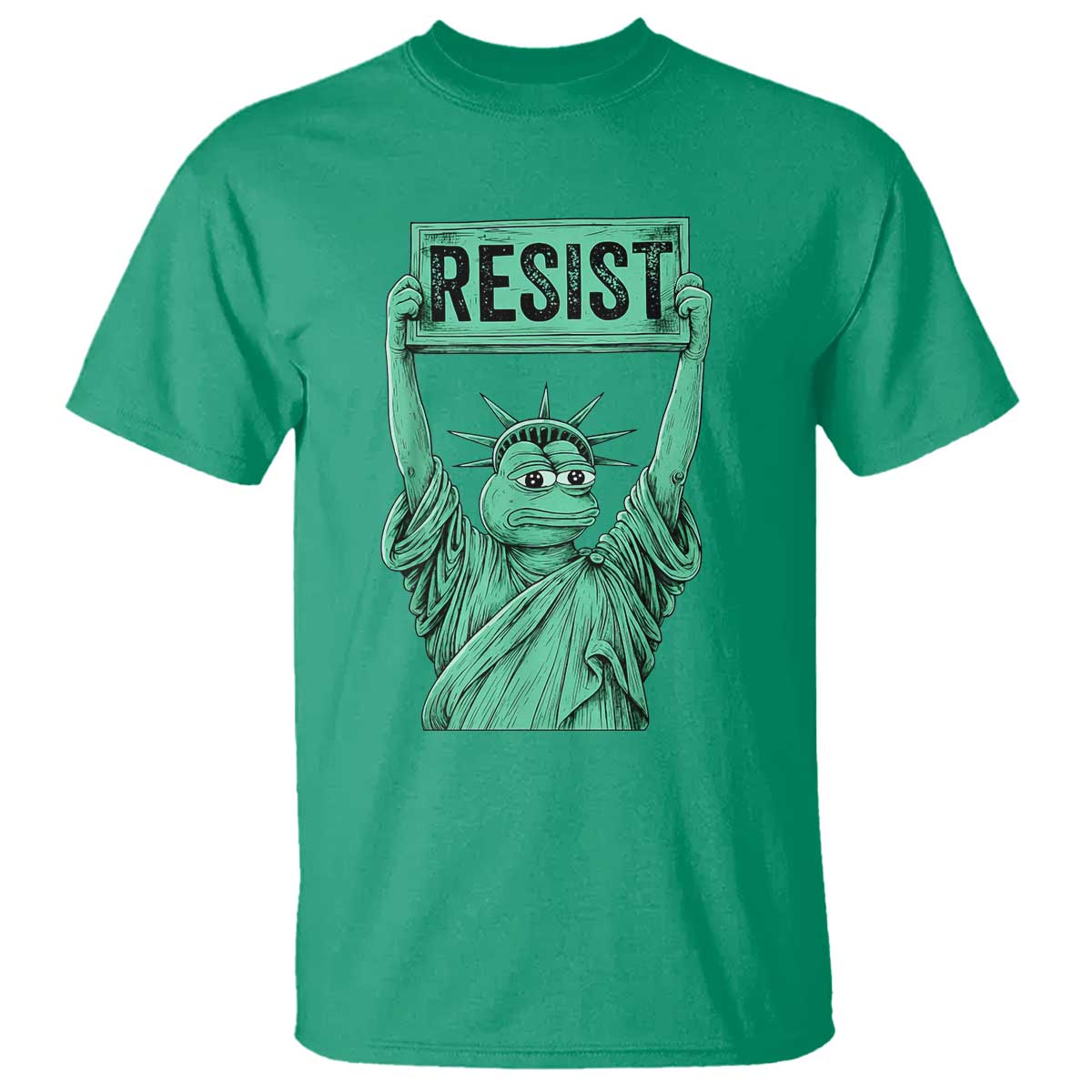 Funny Liberty Frog Meme Resist T Shirt Portland Frogs Protest Freedom Fighter - Wonder Print Shop