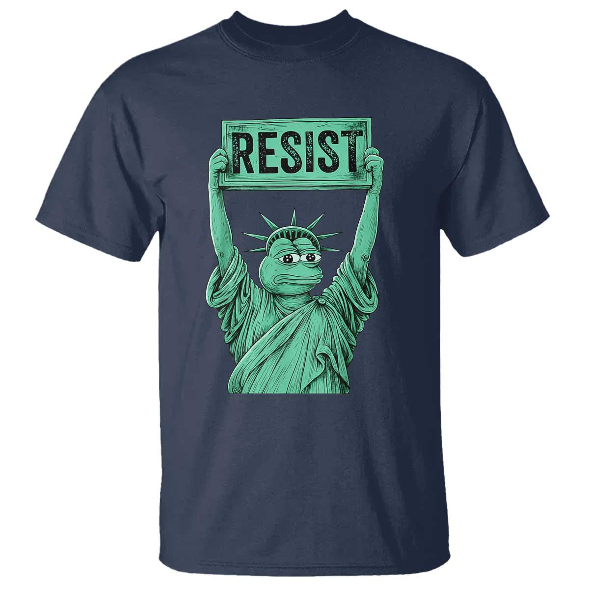 Funny Liberty Frog Meme Resist T Shirt Portland Frogs Protest Freedom Fighter - Wonder Print Shop