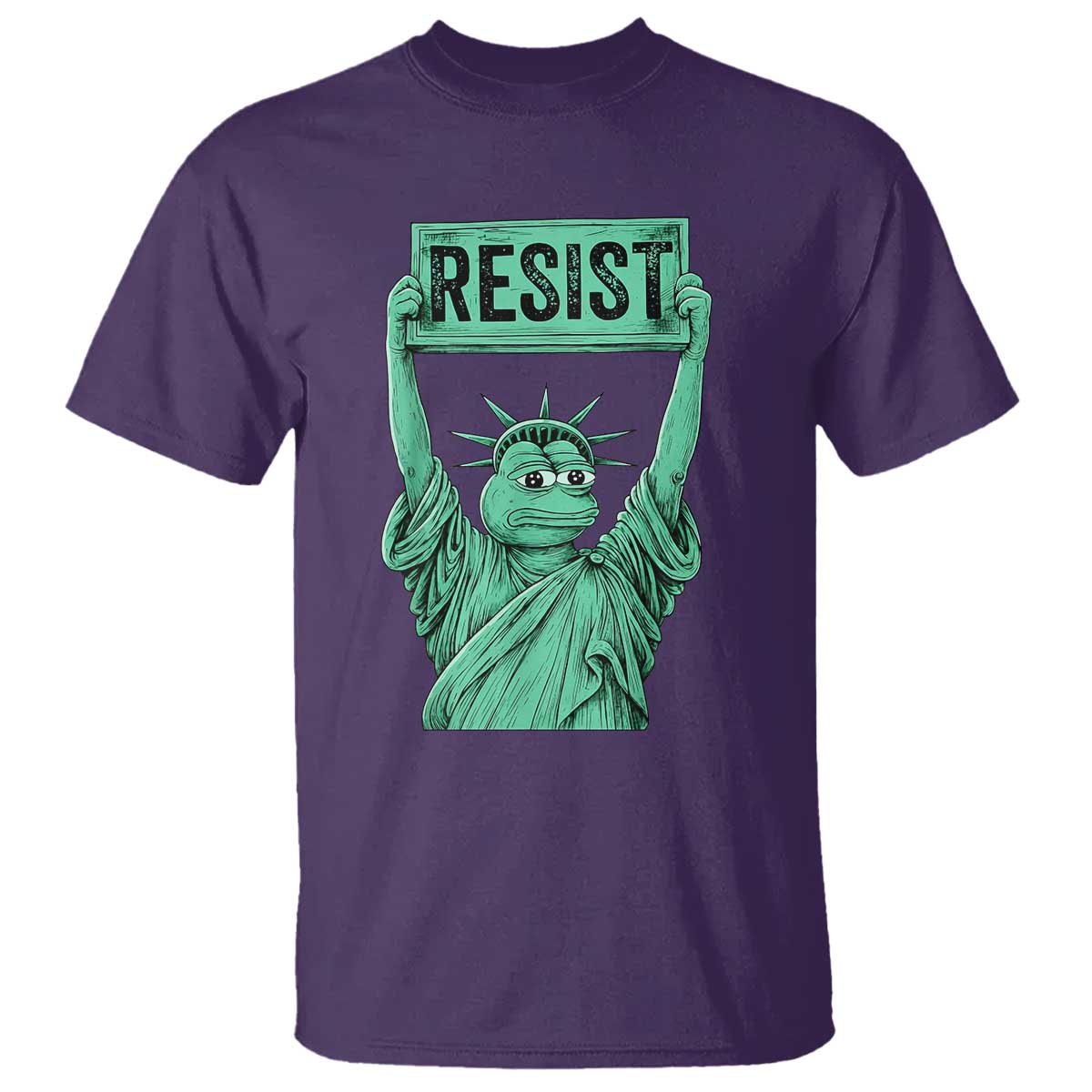 Funny Liberty Frog Meme Resist T Shirt Portland Frogs Protest Freedom Fighter - Wonder Print Shop