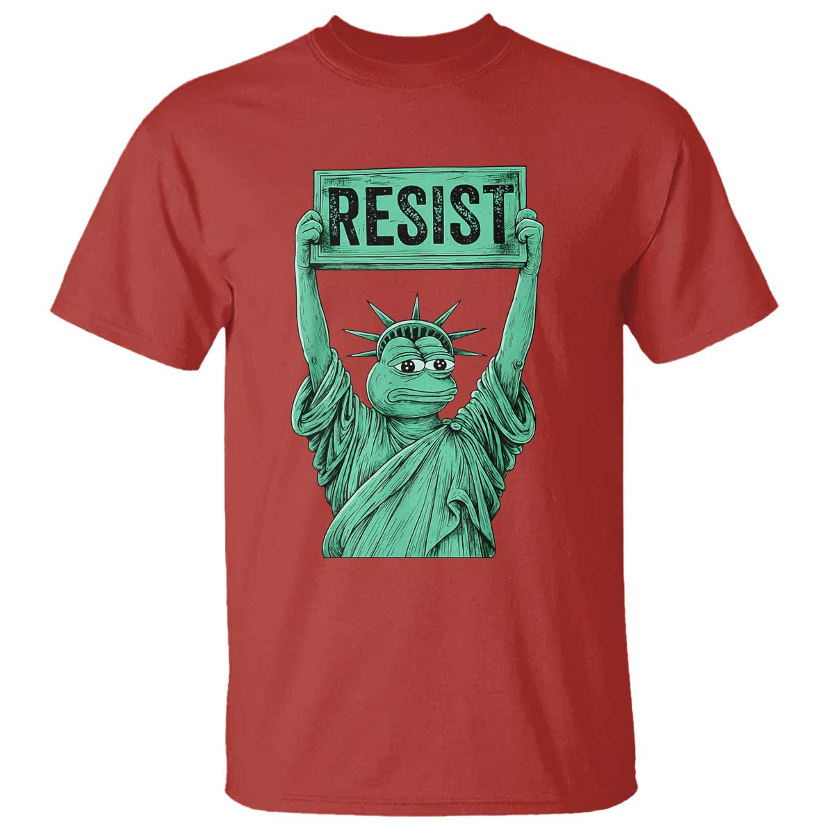 Funny Liberty Frog Meme Resist T Shirt Portland Frogs Protest Freedom Fighter - Wonder Print Shop