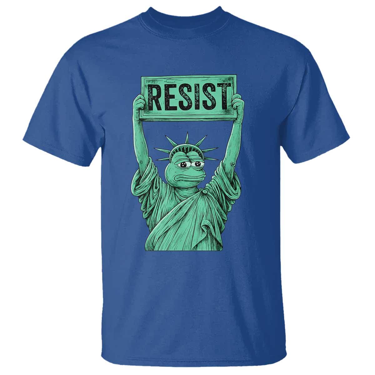 Funny Liberty Frog Meme Resist T Shirt Portland Frogs Protest Freedom Fighter - Wonder Print Shop