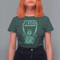 Funny Liberty Frog Meme Resist T Shirt For Women Portland Frogs Protest Freedom Fighter - Wonder Print Shop