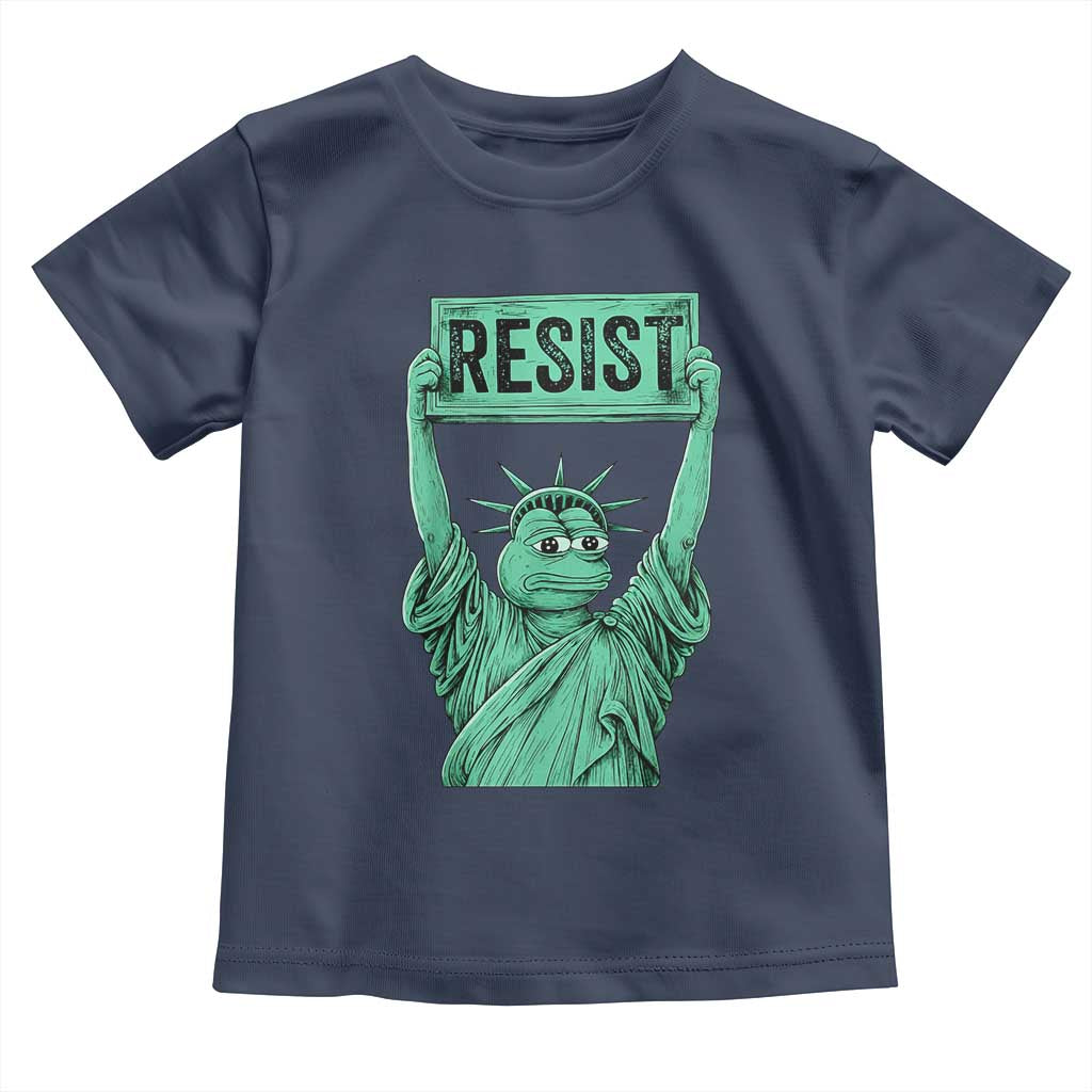 Funny Liberty Frog Meme Resist Toddler T Shirt Portland Frogs Protest Freedom Fighter - Wonder Print Shop