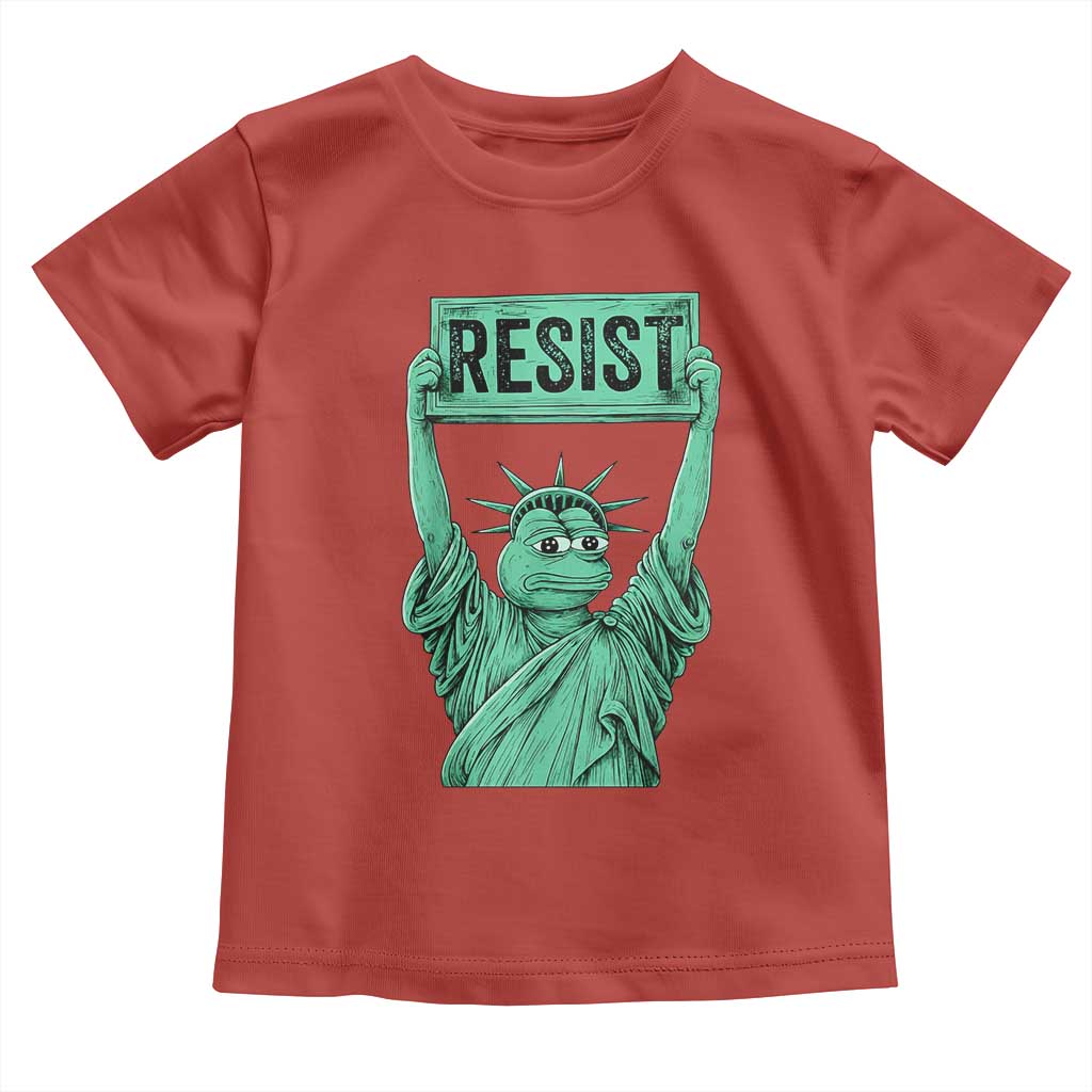 Funny Liberty Frog Meme Resist Toddler T Shirt Portland Frogs Protest Freedom Fighter - Wonder Print Shop