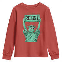 Funny Liberty Frog Meme Resist Youth Sweatshirt Portland Frogs Protest Freedom Fighter - Wonder Print Shop