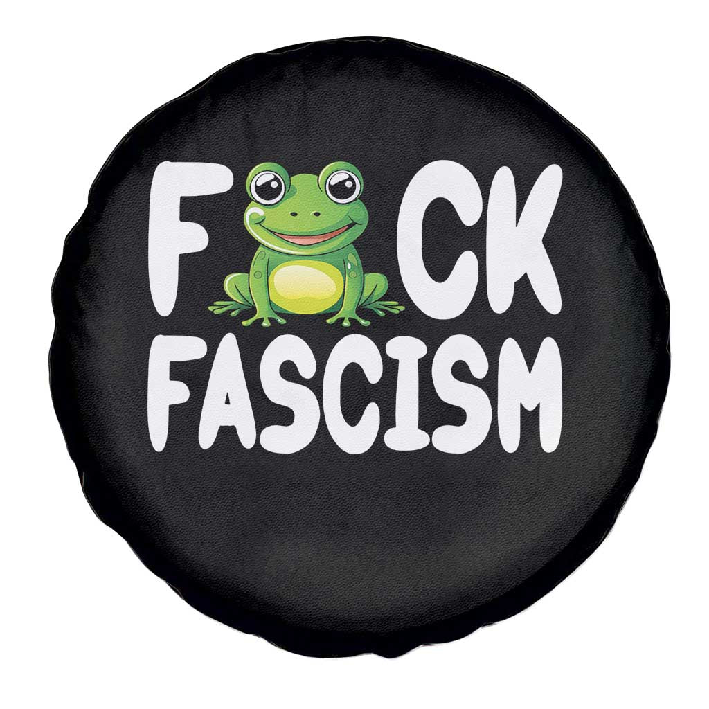 Funny Frog Fck Fascism Spare Tire Cover Resist Protest Human Rights - Wonder Print Shop