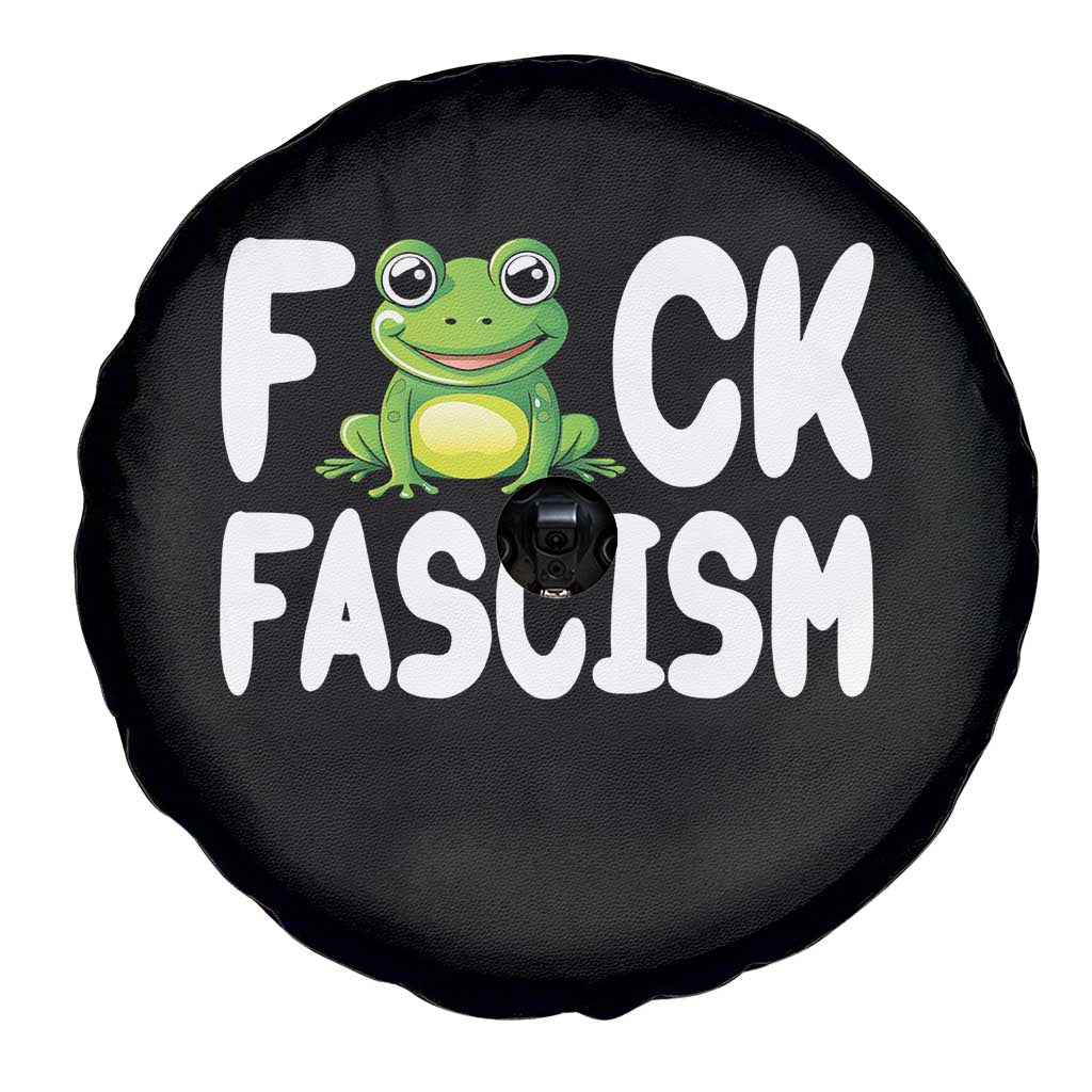 Funny Frog Fck Fascism Spare Tire Cover Resist Protest Human Rights - Wonder Print Shop