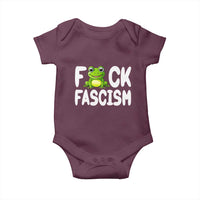 Funny Frog Fck Fascism Baby Onesie Resist Protest Human Rights - Wonder Print Shop