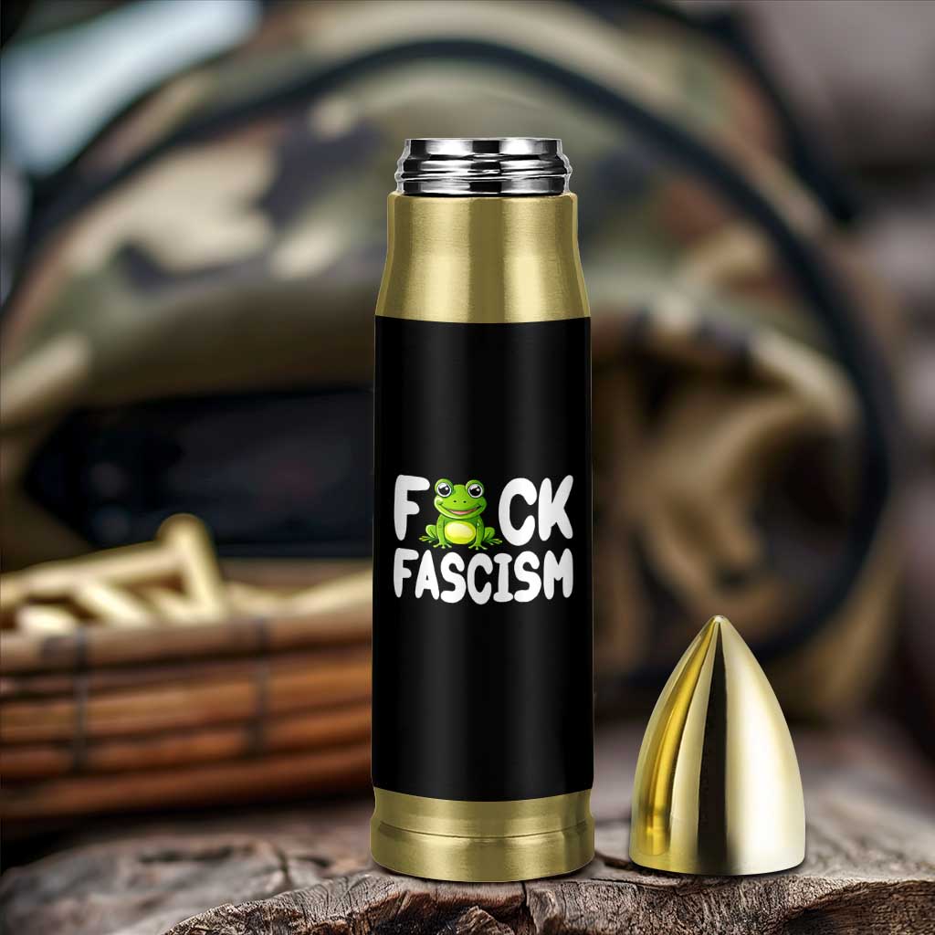 Funny Frog Fck Fascism Bullet Tumbler Resist Protest Human Rights - Wonder Print Shop