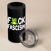 Funny Frog Fck Fascism 4 in 1 Can Cooler Tumbler Resist Protest Human Rights - Wonder Print Shop