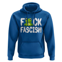 Funny Frog Fck Fascism Hoodie Resist Protest Human Rights - Wonder Print Shop