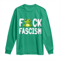 Funny Frog Fck Fascism Long Sleeve Shirt Resist Protest Human Rights - Wonder Print Shop