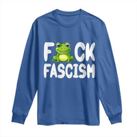 Funny Frog Fck Fascism Long Sleeve Shirt Resist Protest Human Rights - Wonder Print Shop