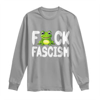 Funny Frog Fck Fascism Long Sleeve Shirt Resist Protest Human Rights - Wonder Print Shop