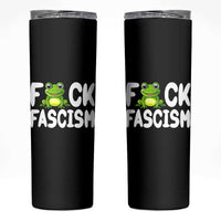 Funny Frog Fck Fascism Skinny Tumbler Resist Protest Human Rights - Wonder Print Shop