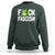 Funny Frog Fck Fascism Sweatshirt Resist Protest Human Rights - Wonder Print Shop
