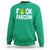 Funny Frog Fck Fascism Sweatshirt Resist Protest Human Rights - Wonder Print Shop