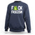 Funny Frog Fck Fascism Sweatshirt Resist Protest Human Rights - Wonder Print Shop
