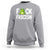 Funny Frog Fck Fascism Sweatshirt Resist Protest Human Rights - Wonder Print Shop