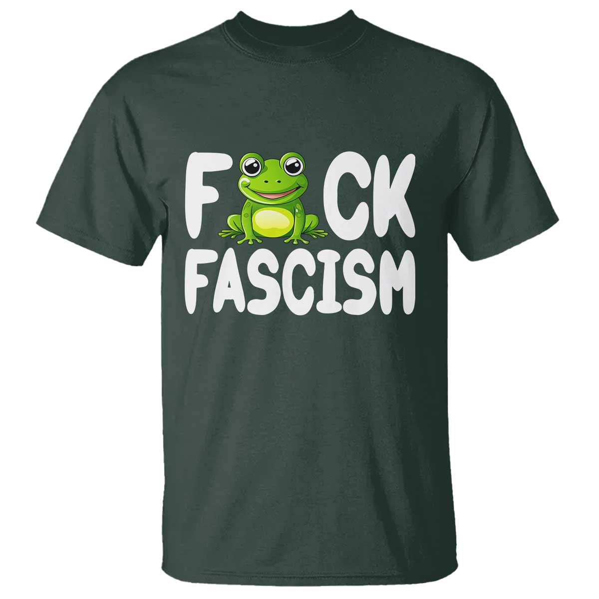 Funny Frog Fck Fascism T Shirt Resist Protest Human Rights - Wonder Print Shop