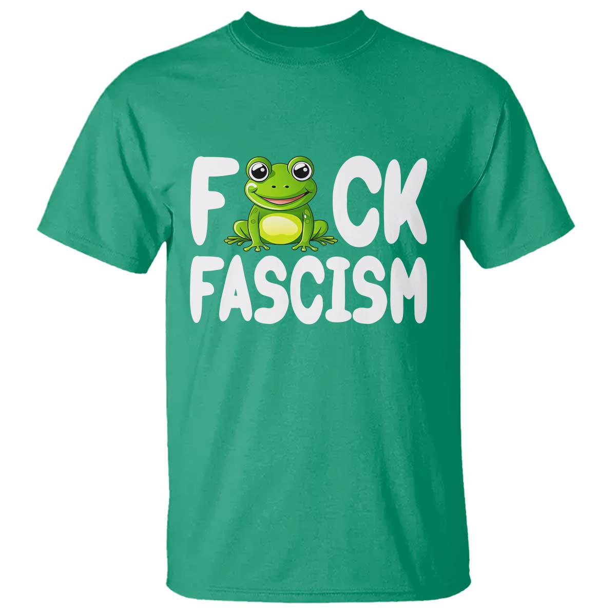 Funny Frog Fck Fascism T Shirt Resist Protest Human Rights - Wonder Print Shop