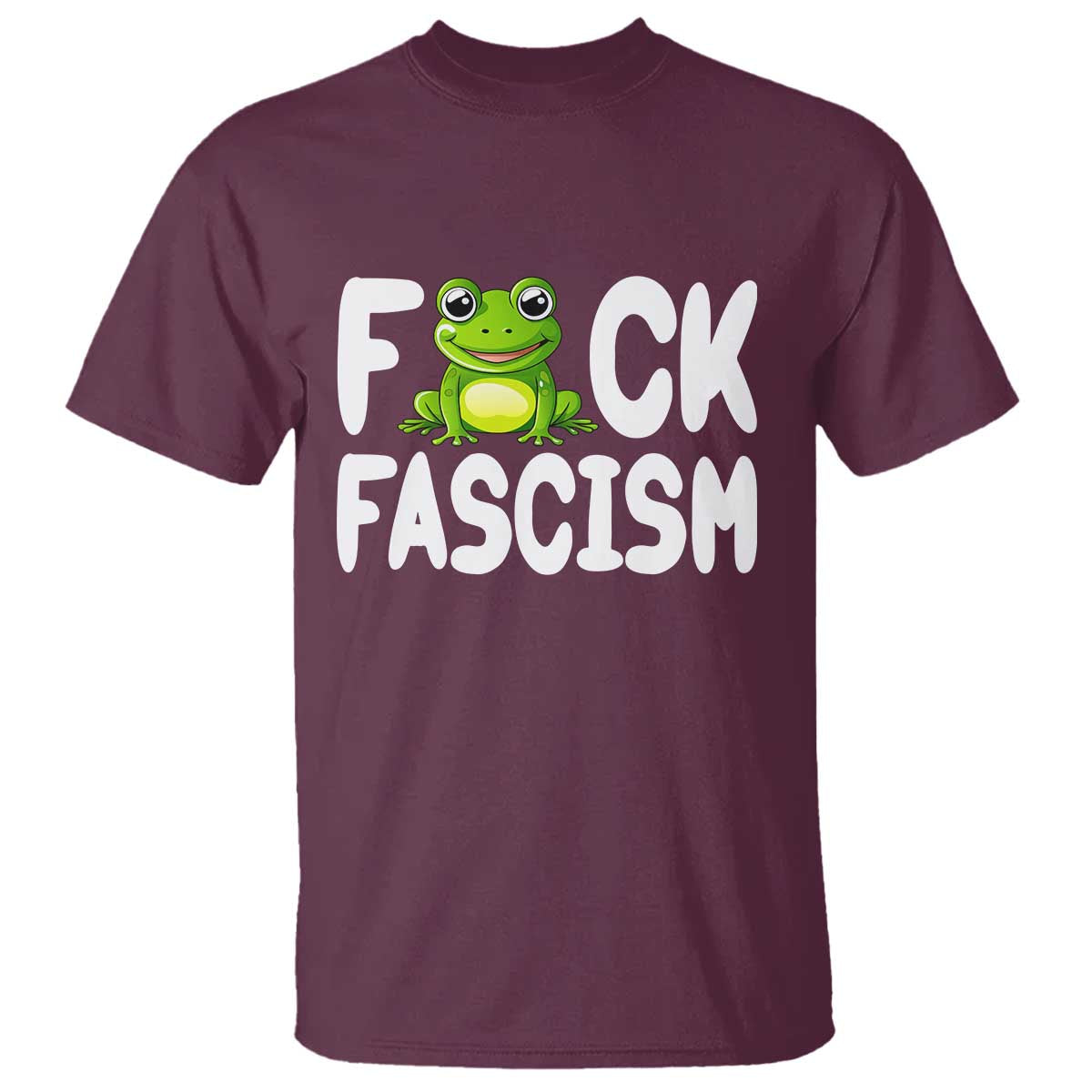 Funny Frog Fck Fascism T Shirt Resist Protest Human Rights - Wonder Print Shop