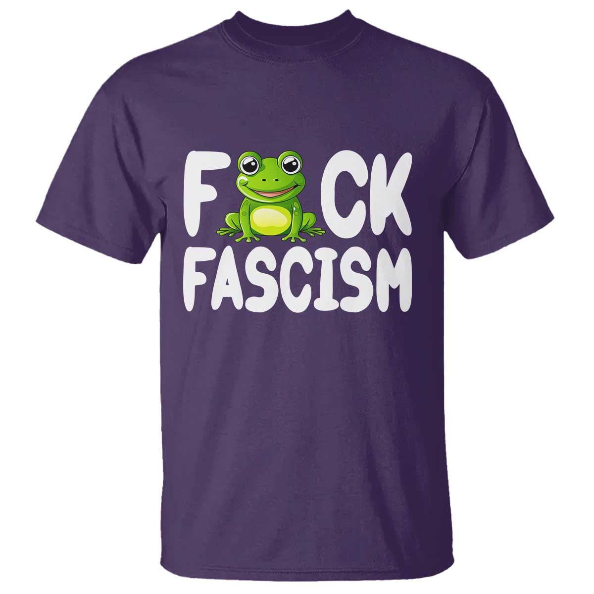 Funny Frog Fck Fascism T Shirt Resist Protest Human Rights - Wonder Print Shop
