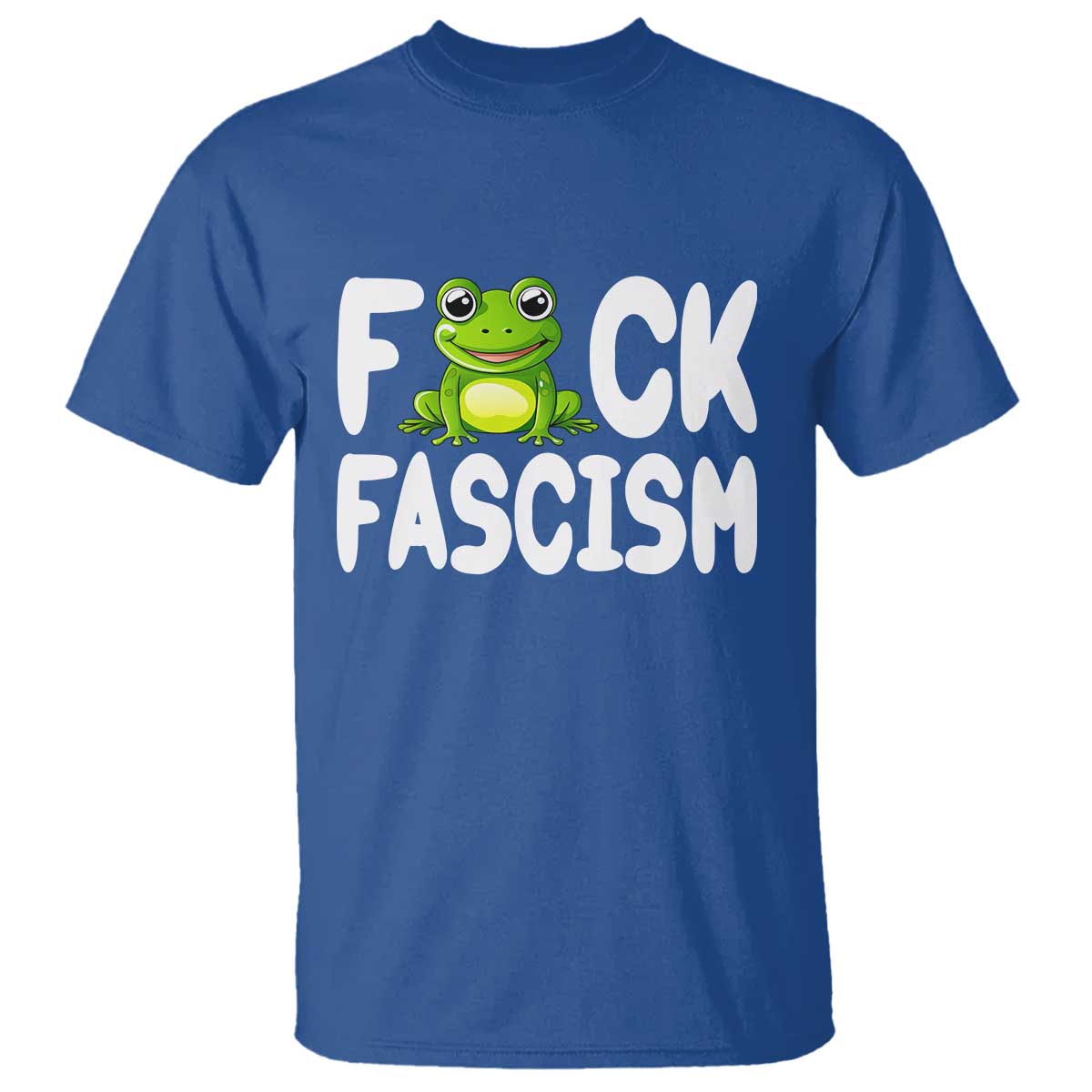 Funny Frog Fck Fascism T Shirt Resist Protest Human Rights - Wonder Print Shop