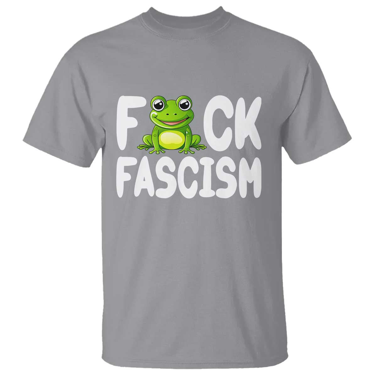 Funny Frog Fck Fascism T Shirt Resist Protest Human Rights - Wonder Print Shop