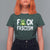 Funny Frog Fck Fascism T Shirt For Women Resist Protest Human Rights - Wonder Print Shop