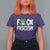 Funny Frog Fck Fascism T Shirt For Women Resist Protest Human Rights - Wonder Print Shop
