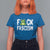 Funny Frog Fck Fascism T Shirt For Women Resist Protest Human Rights - Wonder Print Shop