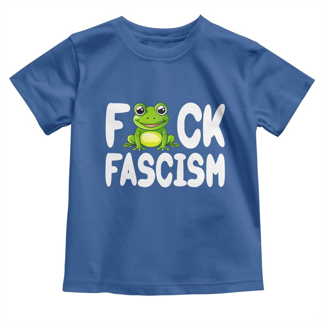 Funny Frog Fck Fascism Toddler T Shirt Resist Protest Human Rights - Wonder Print Shop