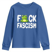 Funny Frog Fck Fascism Youth Sweatshirt Resist Protest Human Rights - Wonder Print Shop