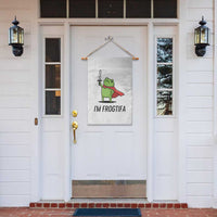 Funny Huzzah Frog Garden Flag Im Frogtifa Knight Resist Protest - Wonder Print Shop