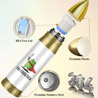 Funny Huzzah Frog Bullet Tumbler Im Frogtifa Knight Resist Protest - Wonder Print Shop