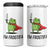 Funny Huzzah Frog 4 in 1 Can Cooler Tumbler Im Frogtifa Knight Resist Protest - Wonder Print Shop