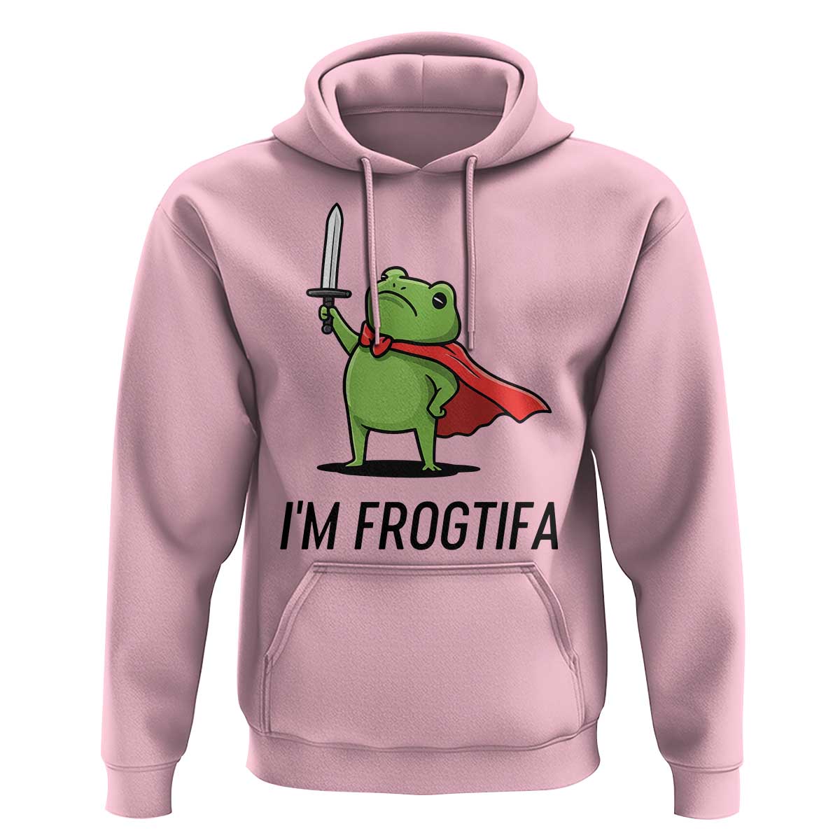 Funny Huzzah Frog Hoodie Im Frogtifa Knight Resist Protest - Wonder Print Shop