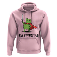 Funny Huzzah Frog Hoodie Im Frogtifa Knight Resist Protest - Wonder Print Shop