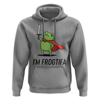 Funny Huzzah Frog Hoodie Im Frogtifa Knight Resist Protest - Wonder Print Shop