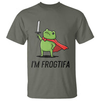 Funny Huzzah Frog T Shirt Im Frogtifa Knight Resist Protest - Wonder Print Shop