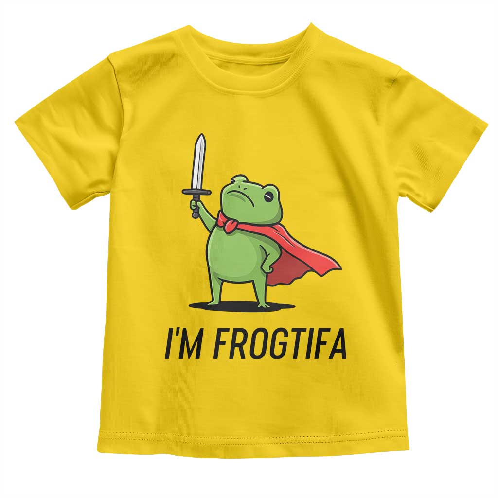 Funny Huzzah Frog Toddler T Shirt Im Frogtifa Knight Resist Protest - Wonder Print Shop
