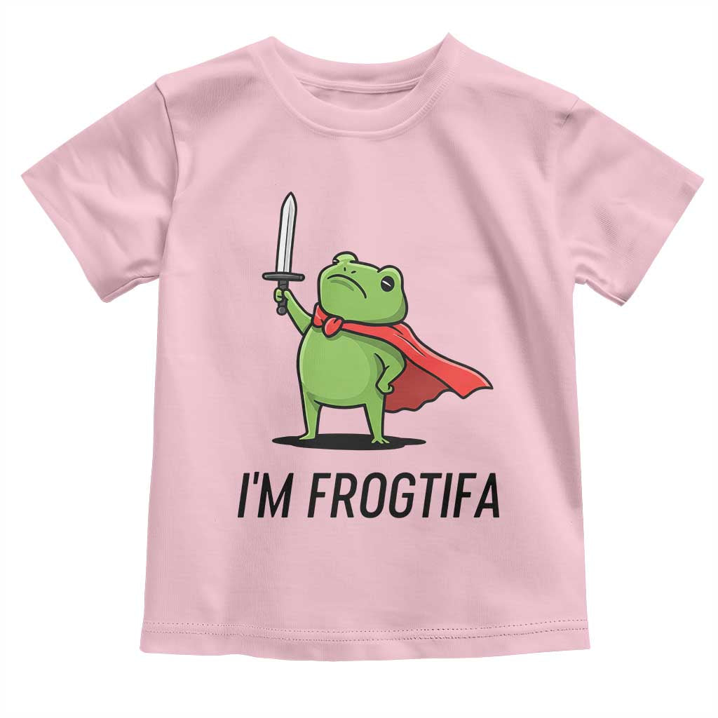 Funny Huzzah Frog Toddler T Shirt Im Frogtifa Knight Resist Protest - Wonder Print Shop