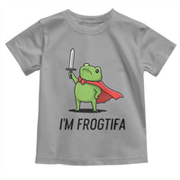 Funny Huzzah Frog Toddler T Shirt Im Frogtifa Knight Resist Protest - Wonder Print Shop