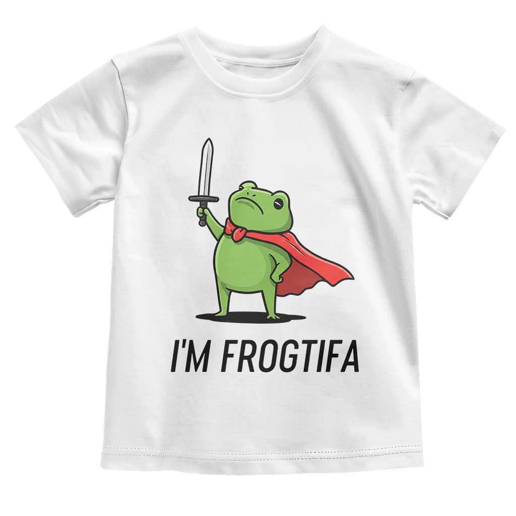 Funny Huzzah Frog Toddler T Shirt Im Frogtifa Knight Resist Protest - Wonder Print Shop