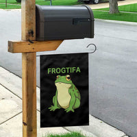 Funny Frogtifa Garden Flag Resist Frog Protest Against Fascism - Wonder Print Shop