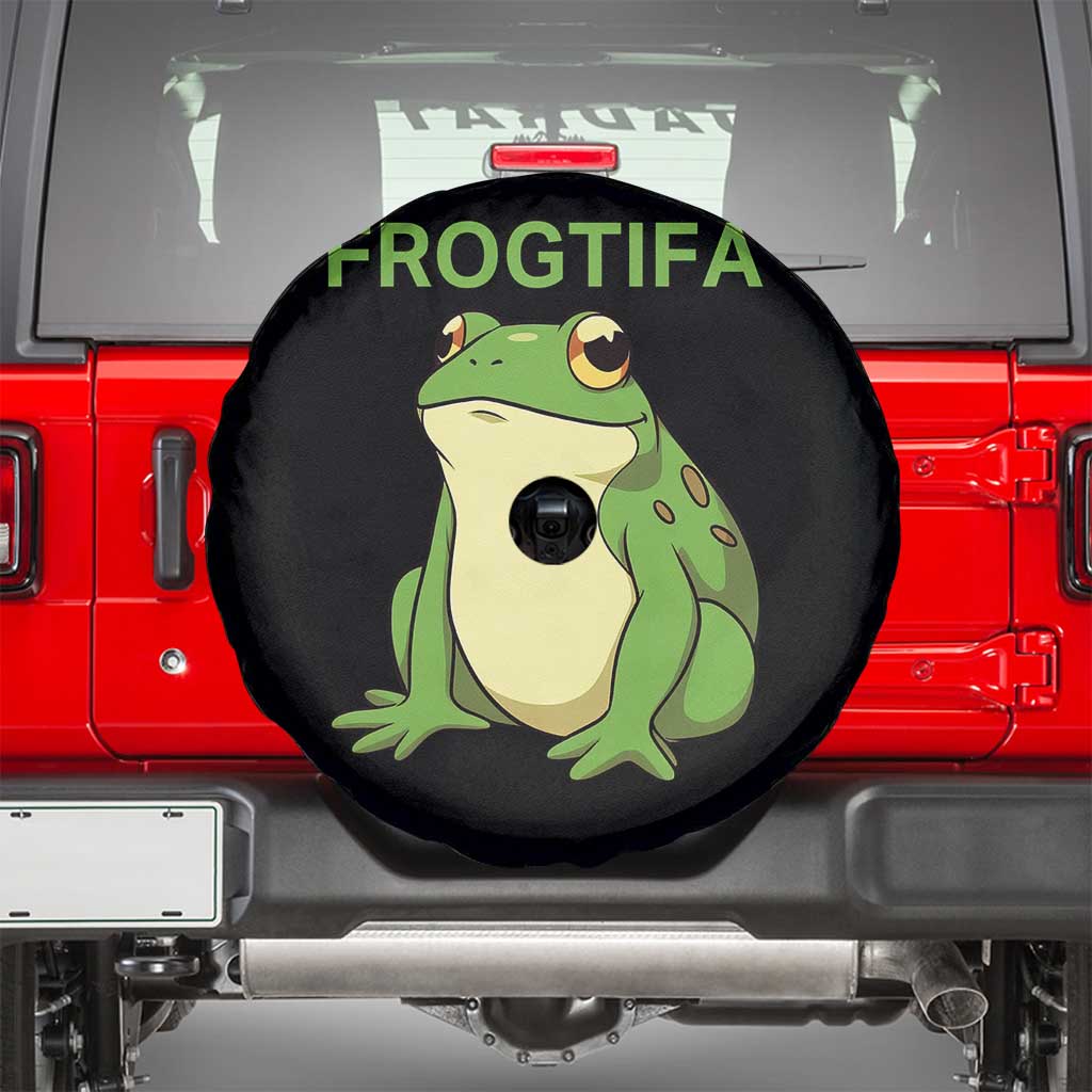 Funny Frogtifa Spare Tire Cover Resist Frog Protest Against Fascism - Wonder Print Shop