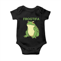 Funny Frogtifa Baby Onesie Resist Frog Protest Against Fascism - Wonder Print Shop